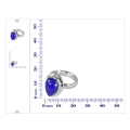 LAPIS LAZULI GEMSTONE NATUREL AVEC 925 ARGENT BEZEL SET RING GIFT JEWELERY